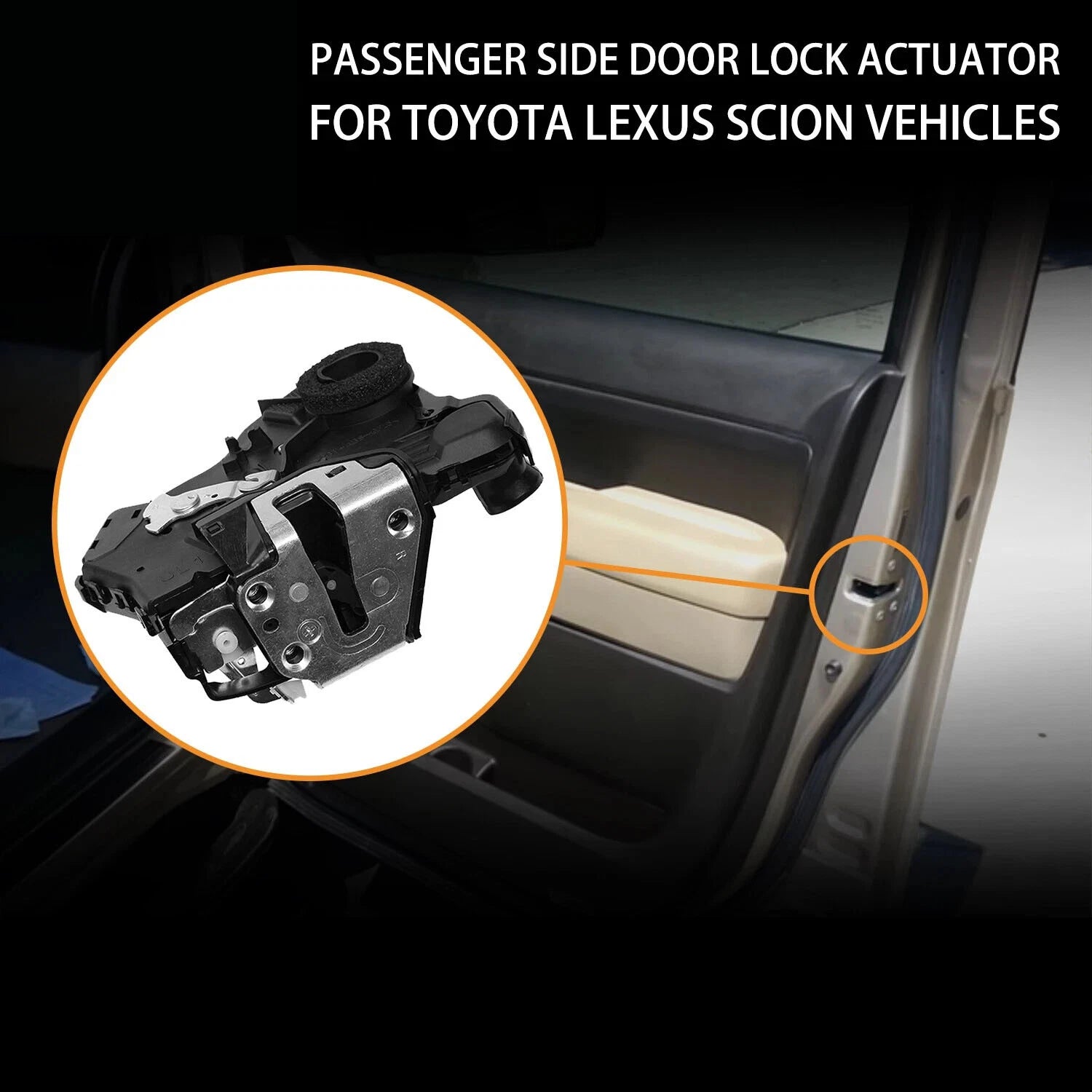 Door Lock Actuator for Toyota Camry Tundra Lexus GX460 Scion (2007–2019)
