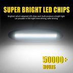 Smoked Housing White LED Rear Side Marker Light for Chevrolet Corvette C5 (1997–2004)
