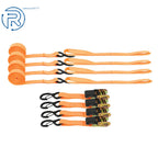 4X 1 Inch Ratchet Straps 15 Ft 2200 Lb for Truck Tie Downs