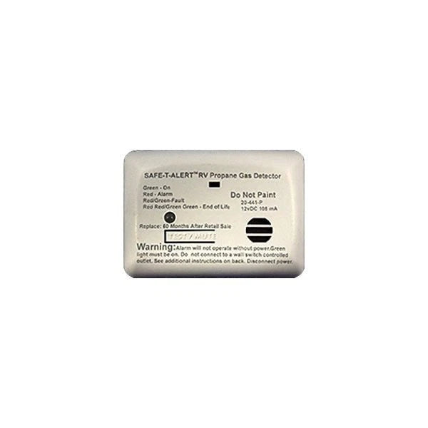 Safe-T Alert Propane Alarm for RV (12VDC, Surface Mount, MTI-20-441-P-WT)