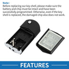 2X Keyless Entry Remote Key Shell Case for Mazda CX-7, CX-9 (2006–2012)