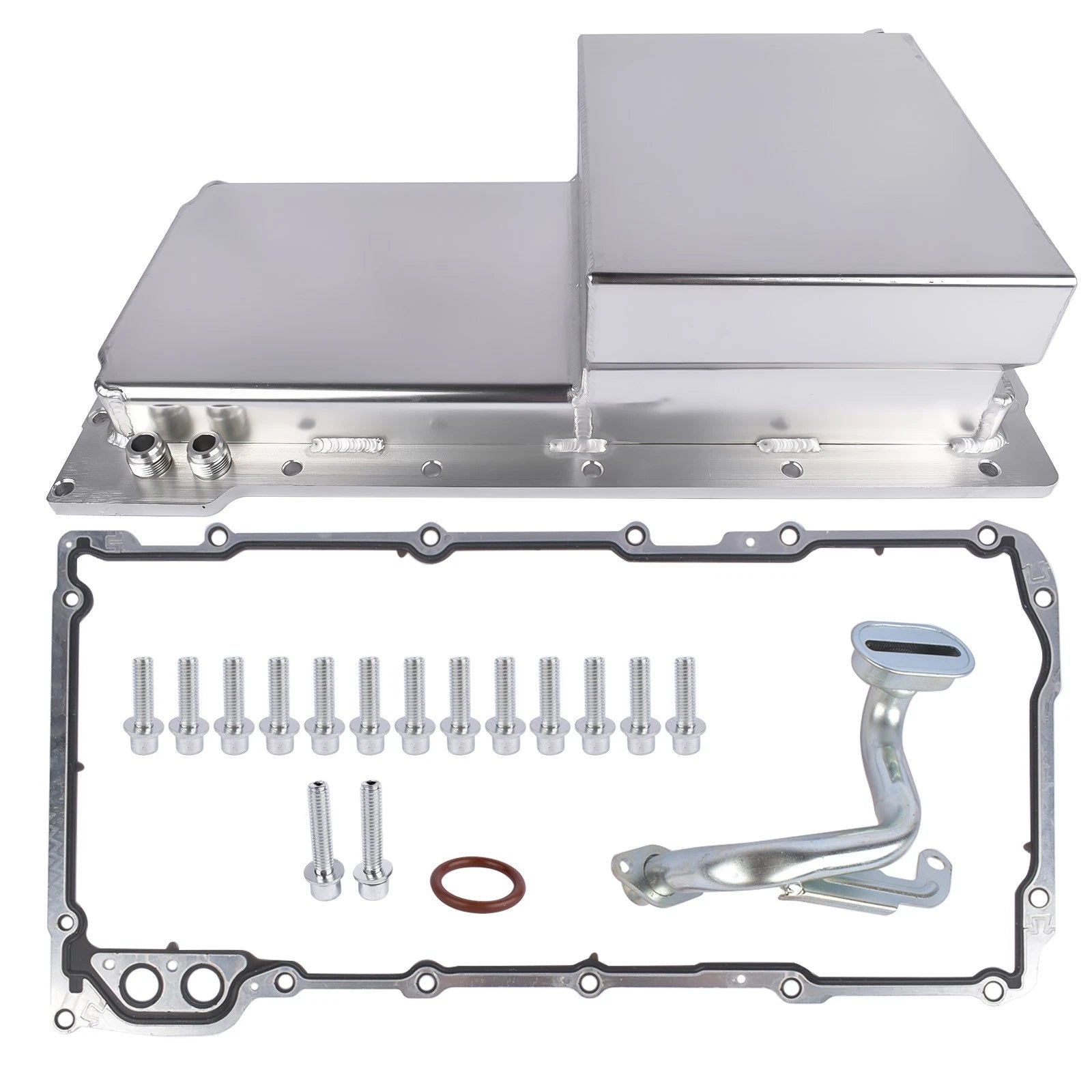 7 Quarts Oil Pan with Gasket for LS1 LS2 LS3 LS6 Small Block V8 (1997–2023)