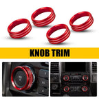 Air Conditioner Switch Knob Ring Cover Trim for Ford F150 XLT (2015–2020)