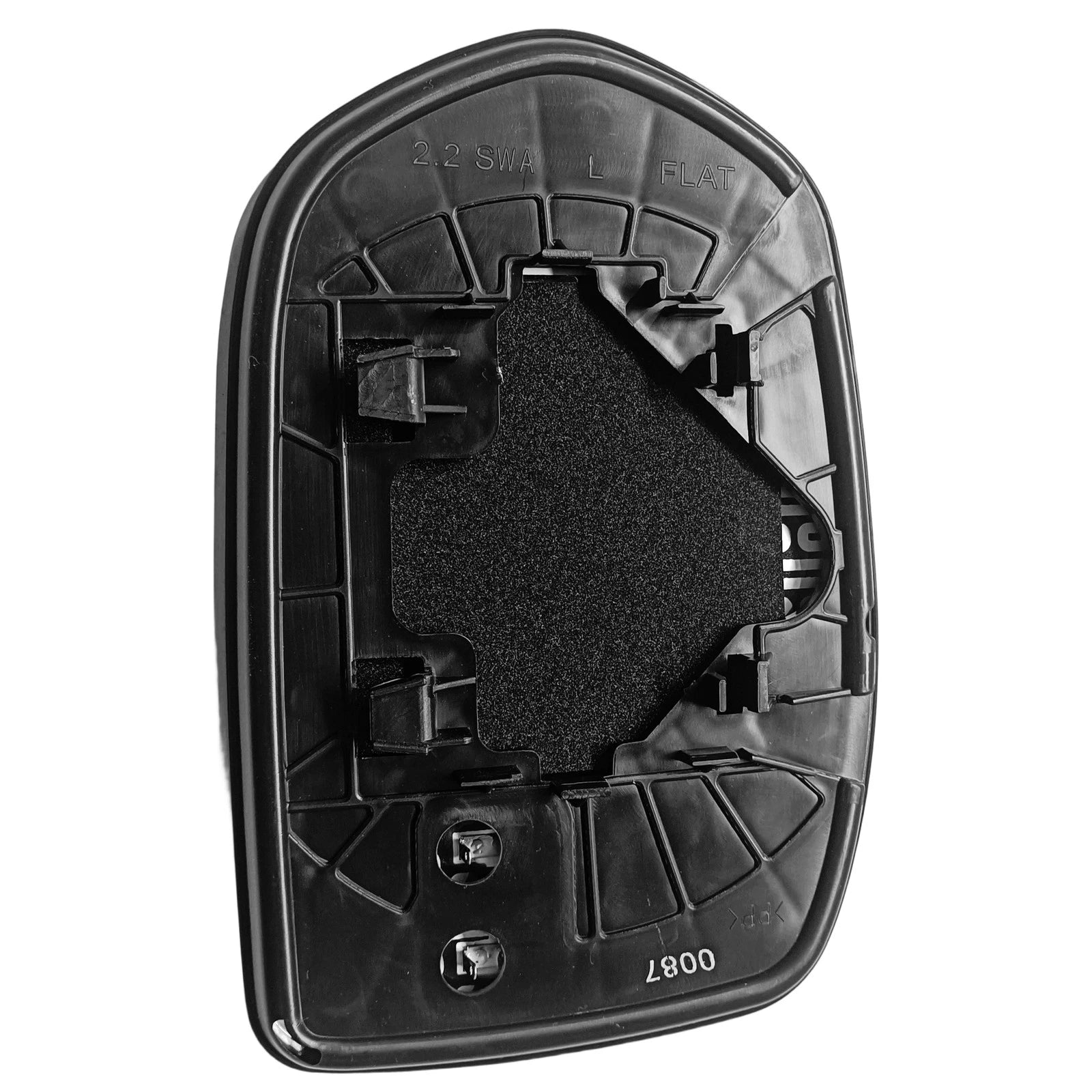 Heated Left Mirror Glass for Honda CR-V (2007–2011) Chrome Flat Clear LH