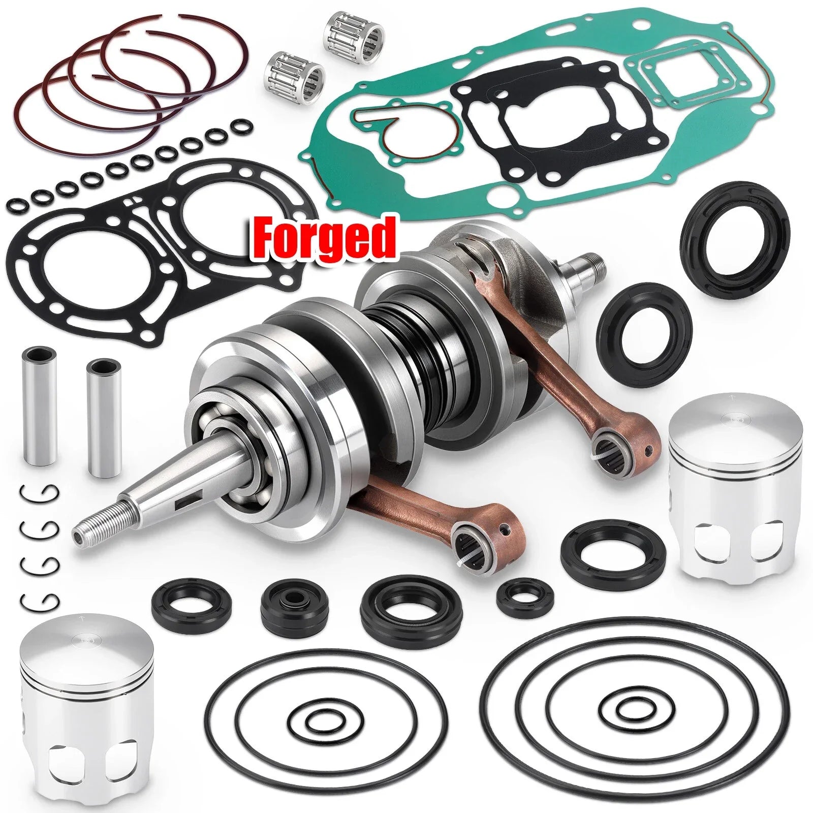 65mm PISTON RINGS TOP END GASKET KIT FOR YAMAHA BANSHEE (1987–2006)
