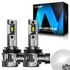 2X H11 LED Headlight Bulbs for NOVSIGHT (6500K, 24000LM, 100W)