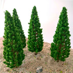 10pc Pine Tree Miniature Landscape Scenery for Train Railway