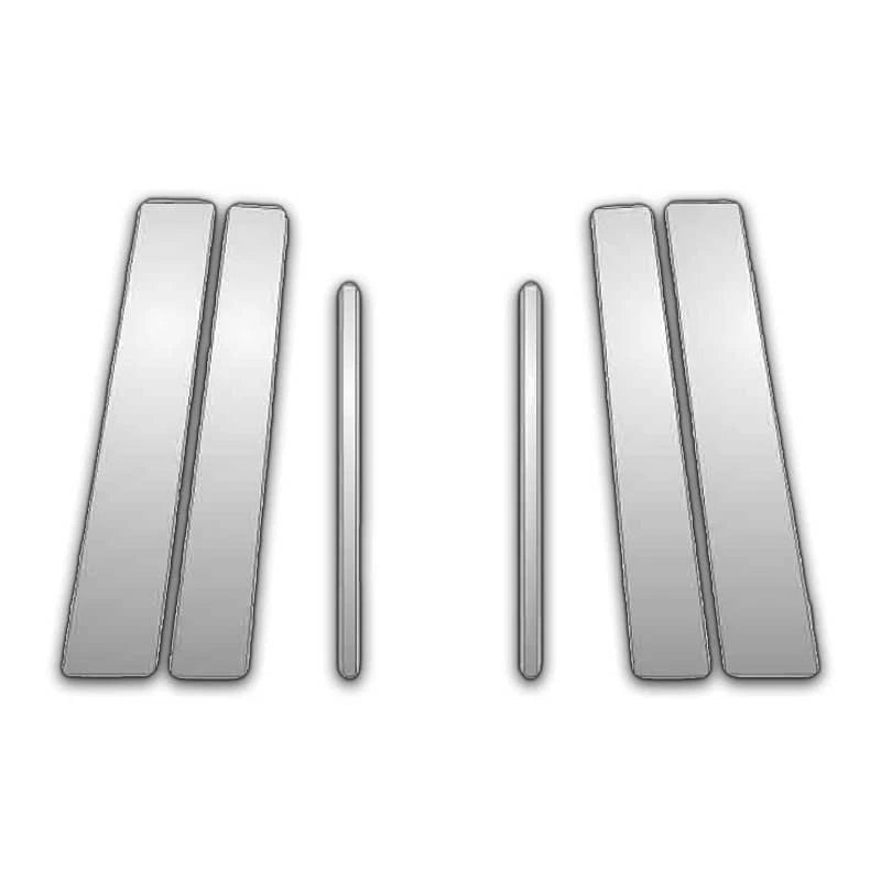 Diamond Grade 6pc Pillar Post Covers for 2011-2019 Toyota Yaris 5 Door Liftback