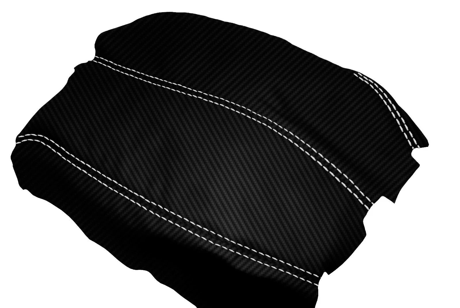 Console Armrest Cover for Honda Accord (2008–2012) PVC Carbon Fiber