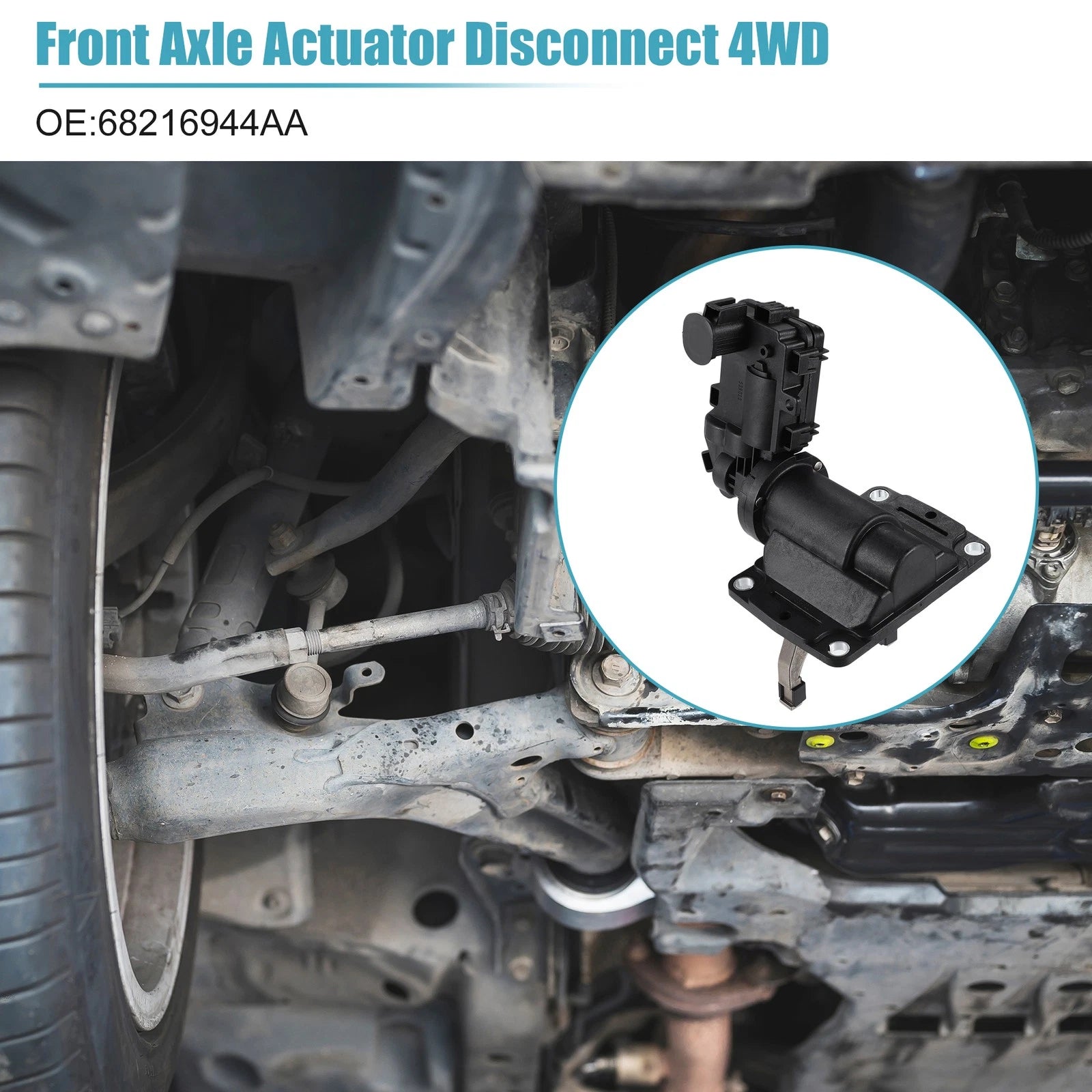 Front Axle Actuator Fork Disconnect for Dodge Ram 2500 (No. 68216944AA)