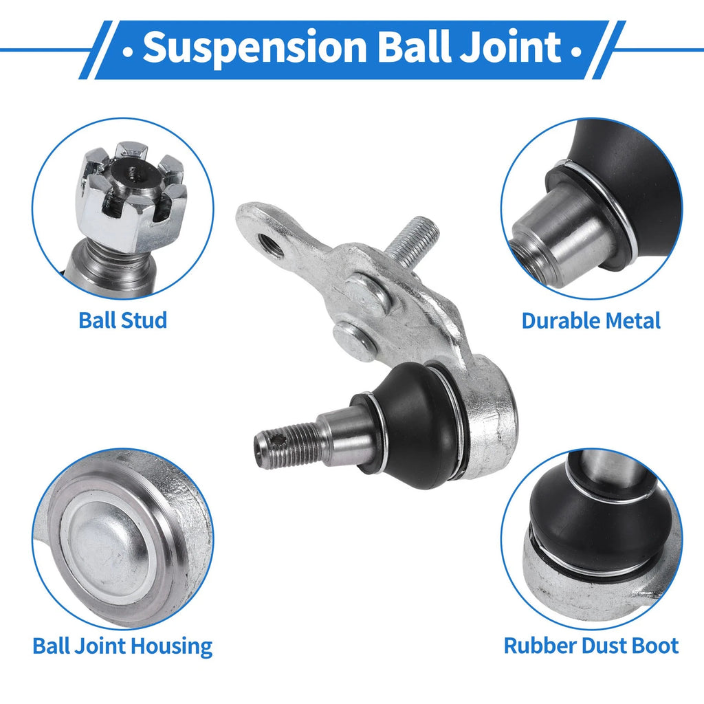 2X Front Lower Ball Joints for Toyota Camry (2001–2006) No. 4334009010/4333009560