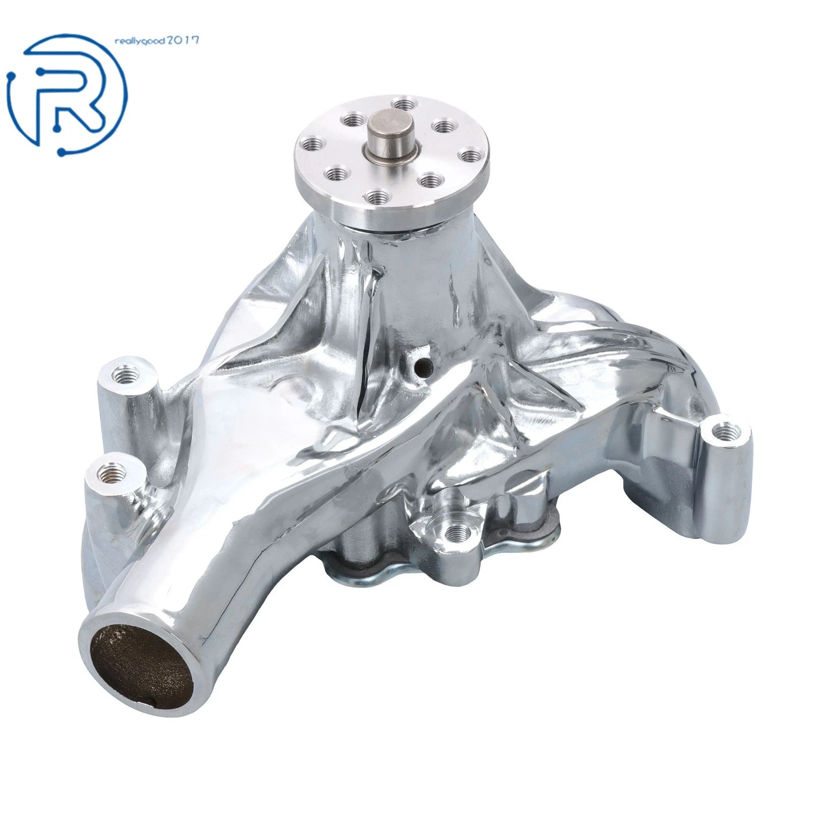 Chrome High Volume Long Water Pump Kit for Chevy 396 427 454 502 (1965–2002)