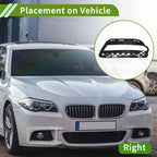 Front Right Fog Light Grill for Mercedes Benz S-Class (2006-2013) Black