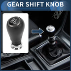 6 Speed Gear Shift Knob for Honda CR-V 2006-2011 Plastic Black Silver Tone