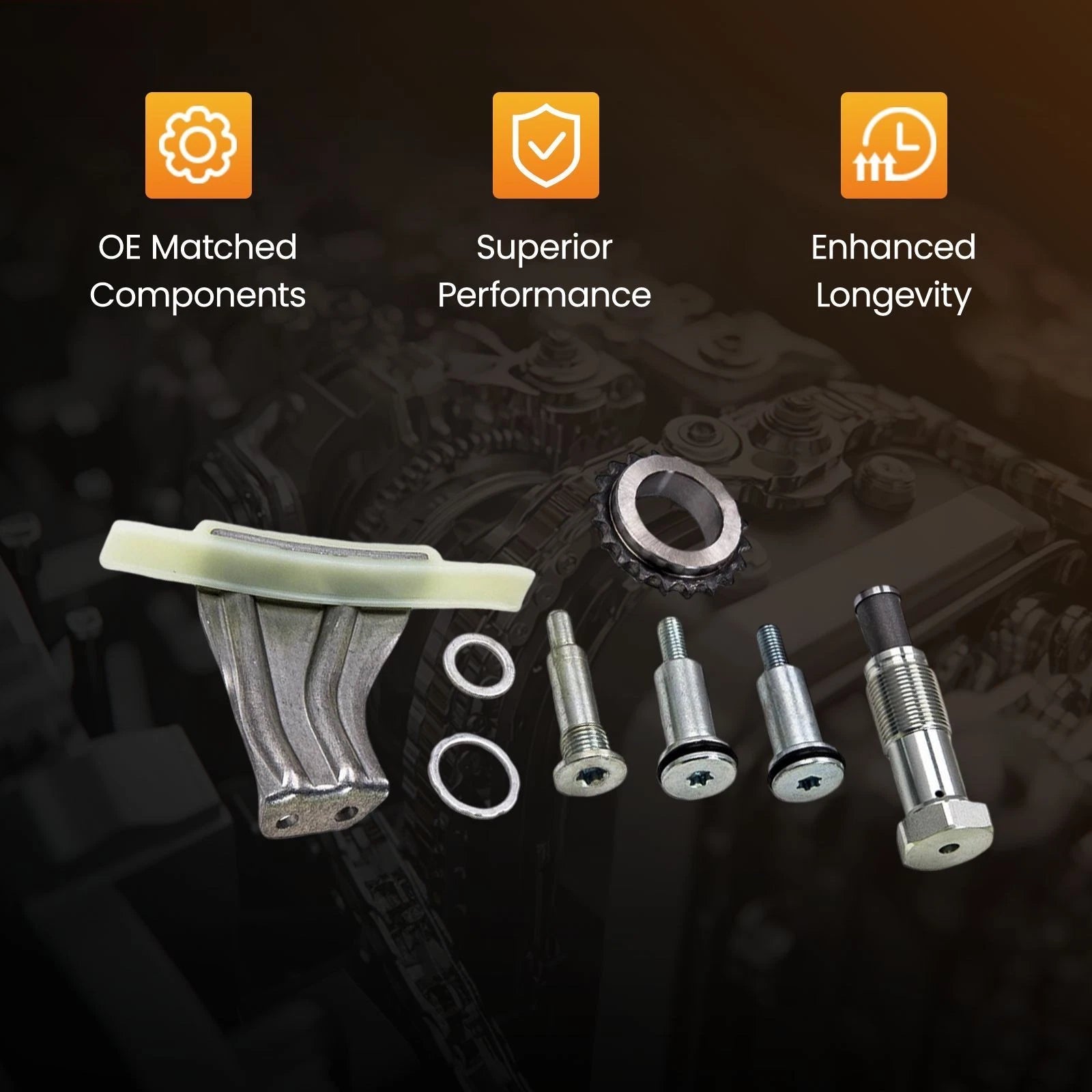 Timing Chain Kit With Crankshaft Sprocket for MINI Hatch One R56 (2007–2010)