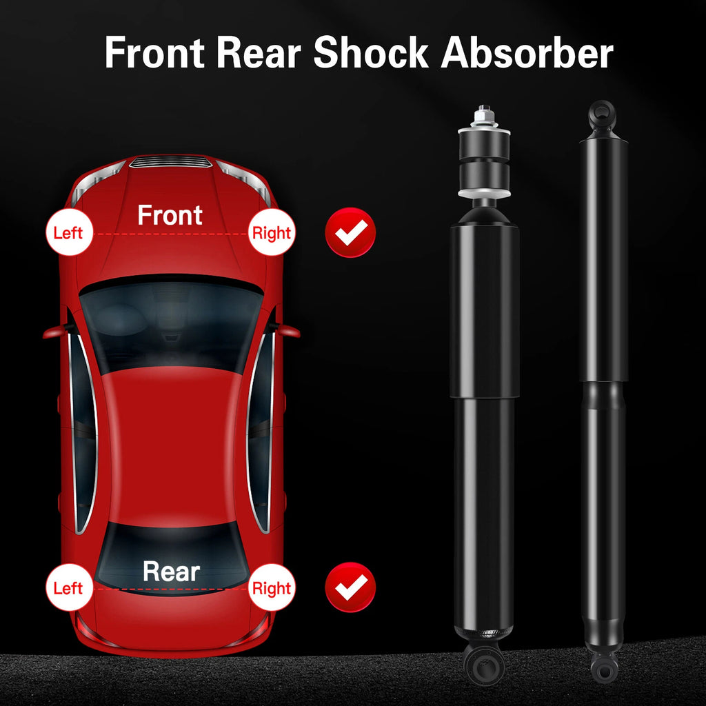Set of 4 Front Rear Shocks Struts for Ford F250 F350 Super Duty (2005–2016)