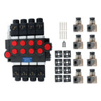 4 Spool Hydraulic Control Valve for 12V DC Systems (13 GPM, 3600 PSI)