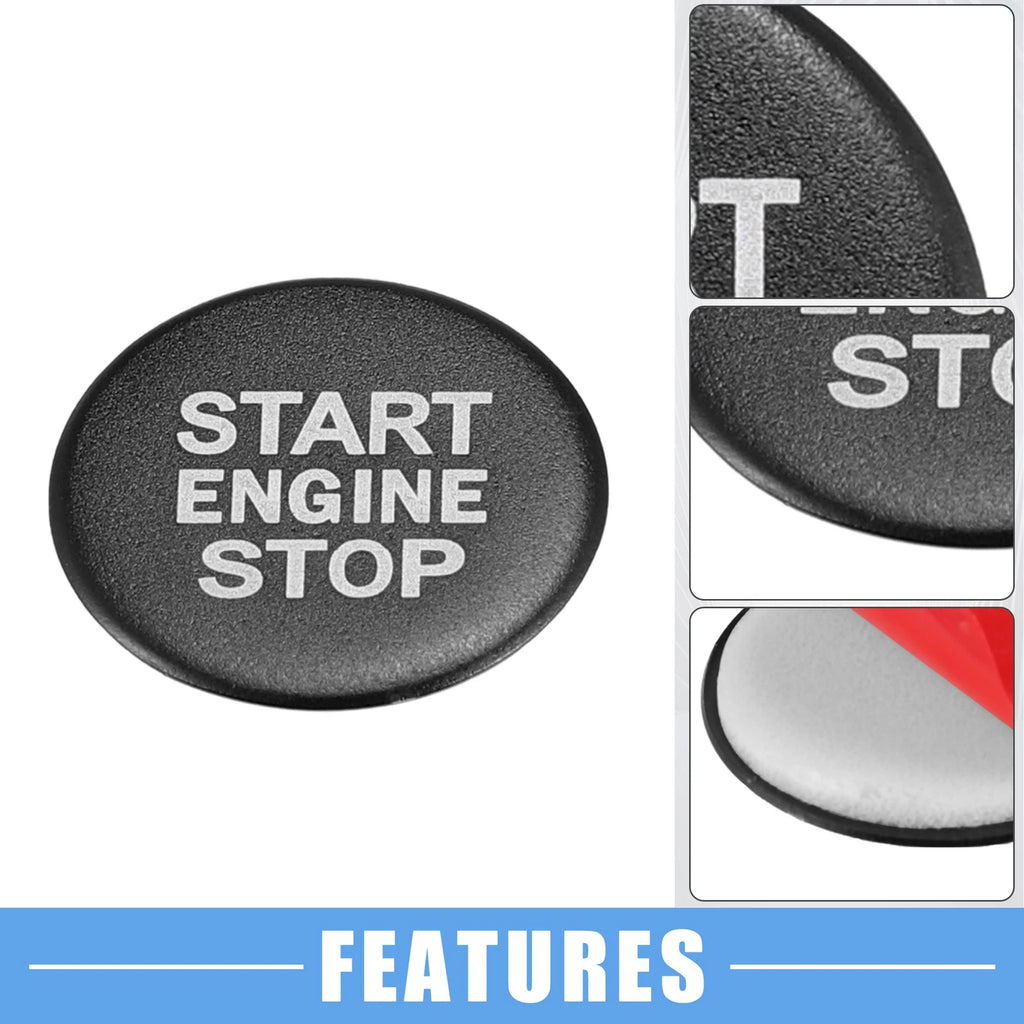 Start Stop Ignition Button Cover Decal for BMW 320i 330i G20 (2020–2022) Black