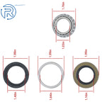 Set of 4 Trailer Hub Wheel Bearing Kits L44649/L44610 for 2000 Lbs Axle