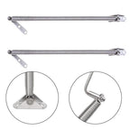 2 Pack Stainless Steel Spring Hatch Support Rods for Yacht (8 1/4 in)