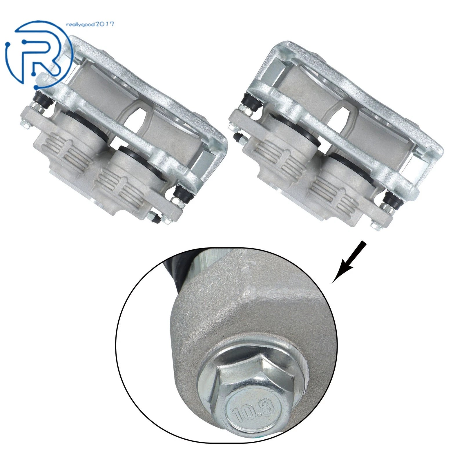 Front Left & Right Brake Caliper w/ Bracket for Chevrolet Camaro Firebird (1998–2002)