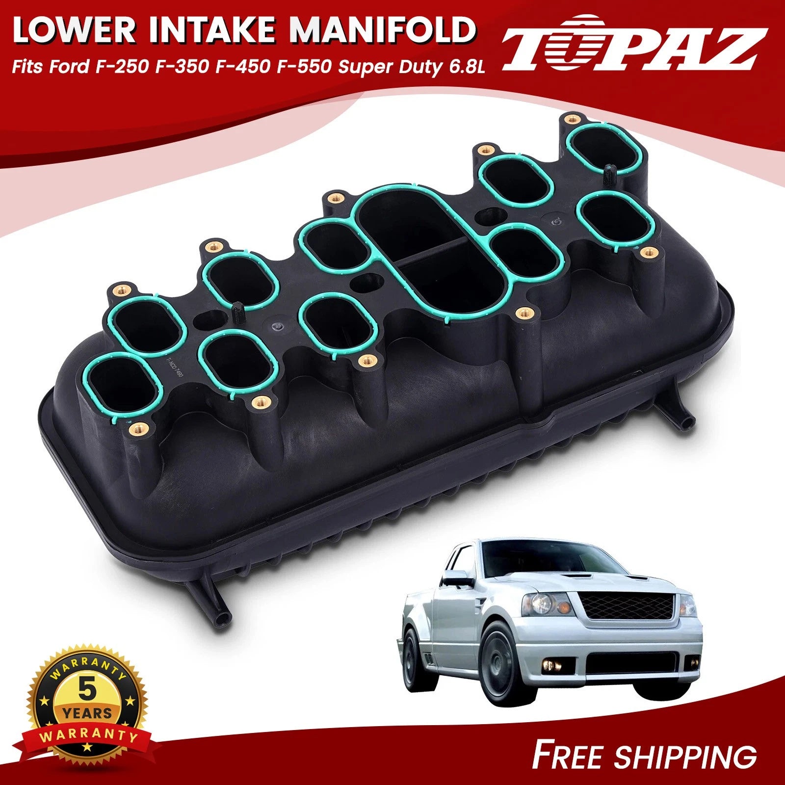 Lower Intake Manifold for Ford F-250 F-350 F-450 F-550 Super Duty (2002–2007)