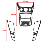 6Pcs Carbon Fiber Interior Center Console Trim for Cadillac CTS (2008–2013)