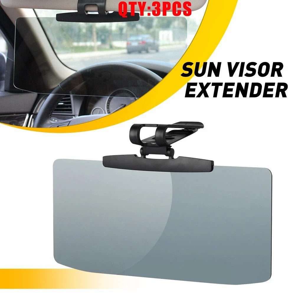 Set of 5 Universal Sun Visor Shields for Anti-Glare Driving