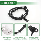 ABS Wheel Speed Sensor No. 956813E300 for Kia Sorento (2007–2009) Rear Left