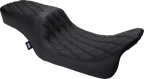 Predator 2-Up Seat for Harley Davidson (2014–2023) - Vinyl - Double Diamond