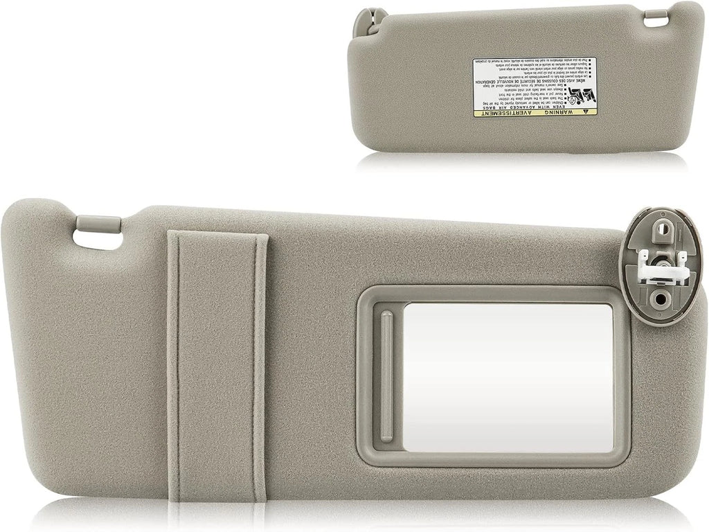 Passenger Side Sun Visor for Toyota Venza (2009–2016) Beige 74320-0T010