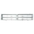 Replacement Silver Plastic Front Grille (See compatibility Chart)