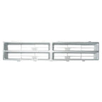 Replacement Silver Plastic Front Grille (See compatibility Chart)