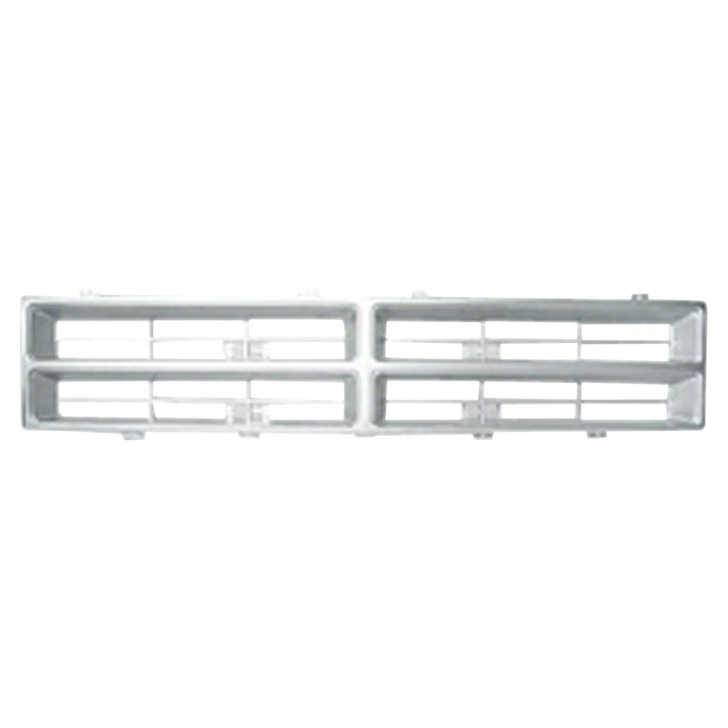Replacement Silver Plastic Front Grille (See compatibility Chart)