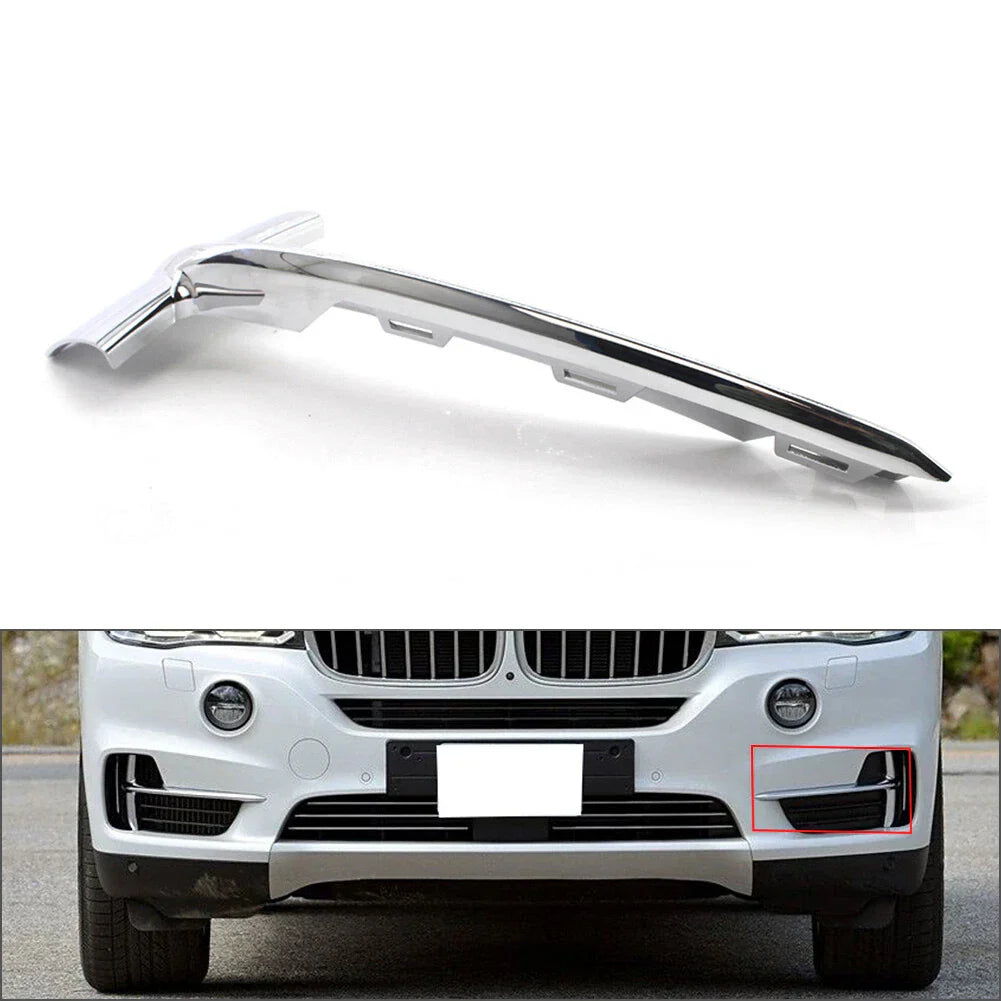 Chrome Front Bumper Grille Trim Left Side for BMW X5 (2014-2018)