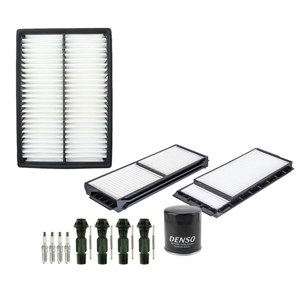 Denso Tune Up Kit & NGK 4 Spark Plugs for Mazda 3 (2004–2009)