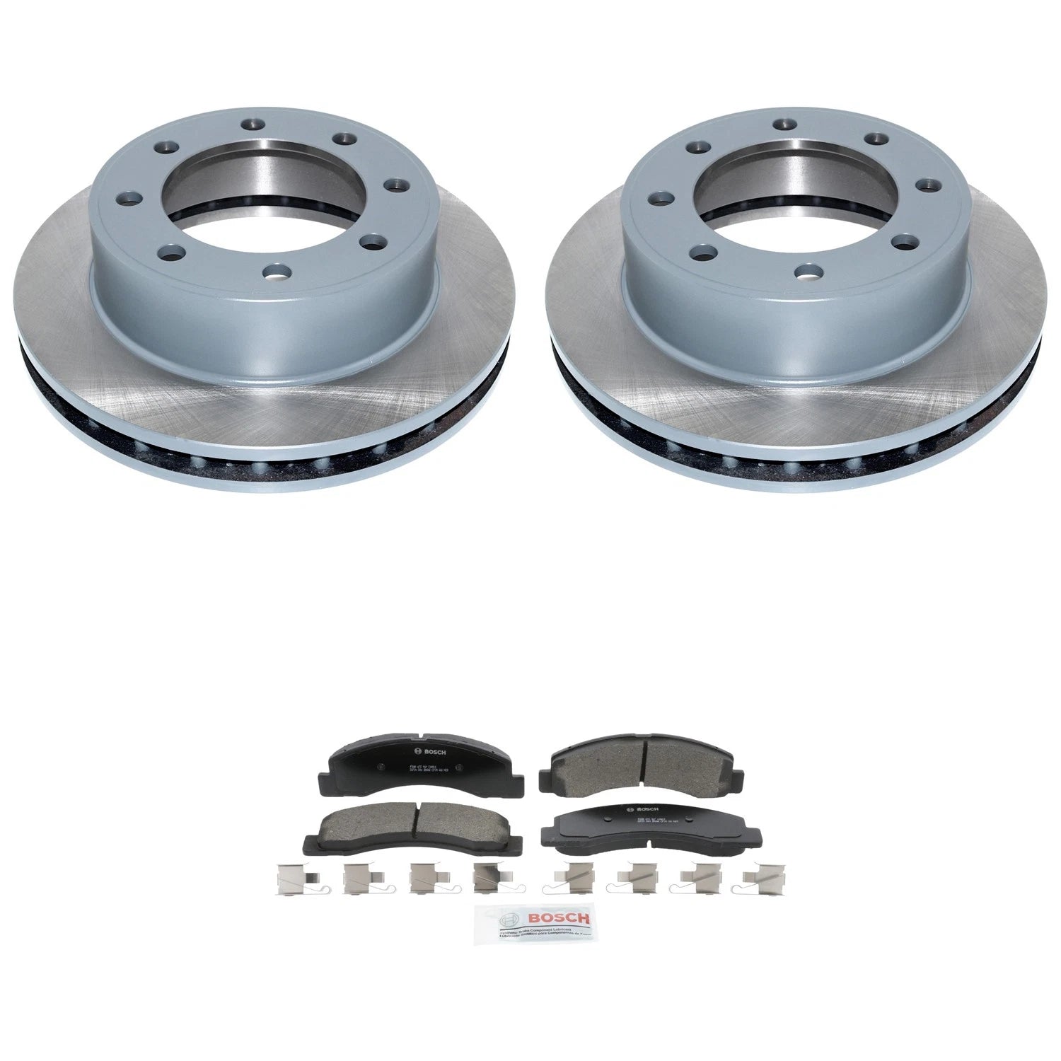 DuraGo Front Rotors & Bosch QuietCast Ceramic Brake Pads Kit for Excursion (2000–2005)