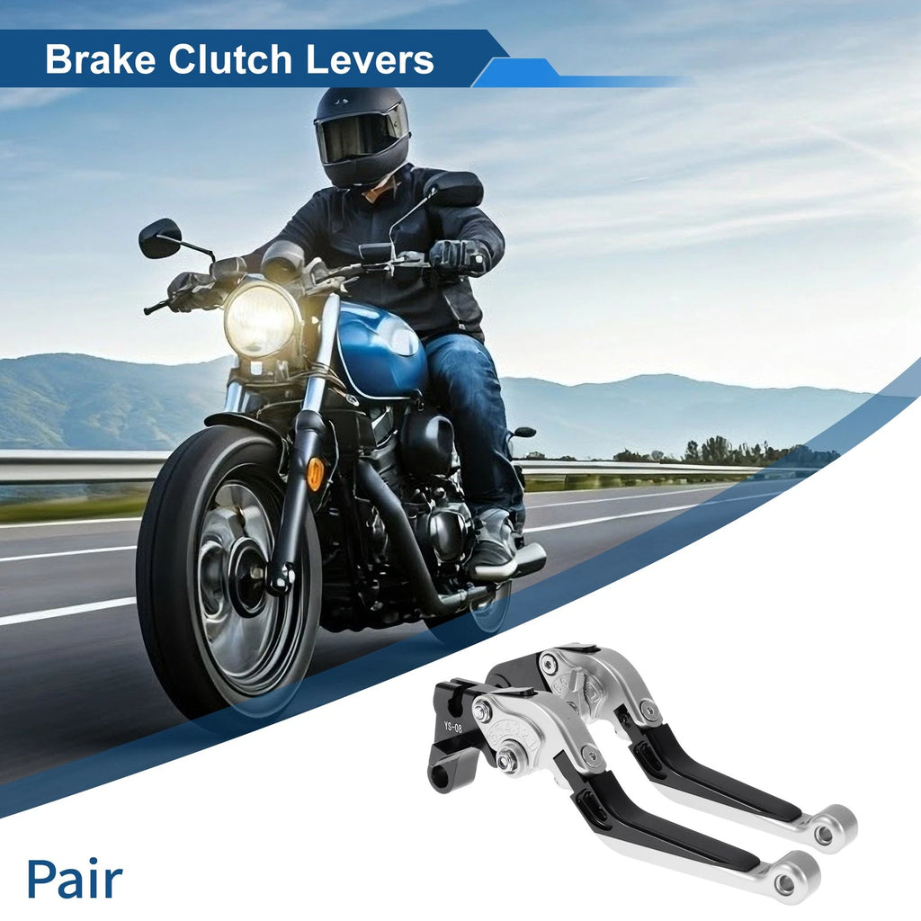 Adjustable Brake Clutch Lever for Honda CBR600RR (2003–2016) Silver Black