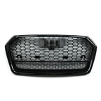 Front Honeycomb Mesh with Quattro Grilles for Audi Q5 SQ5 (2018–2019)