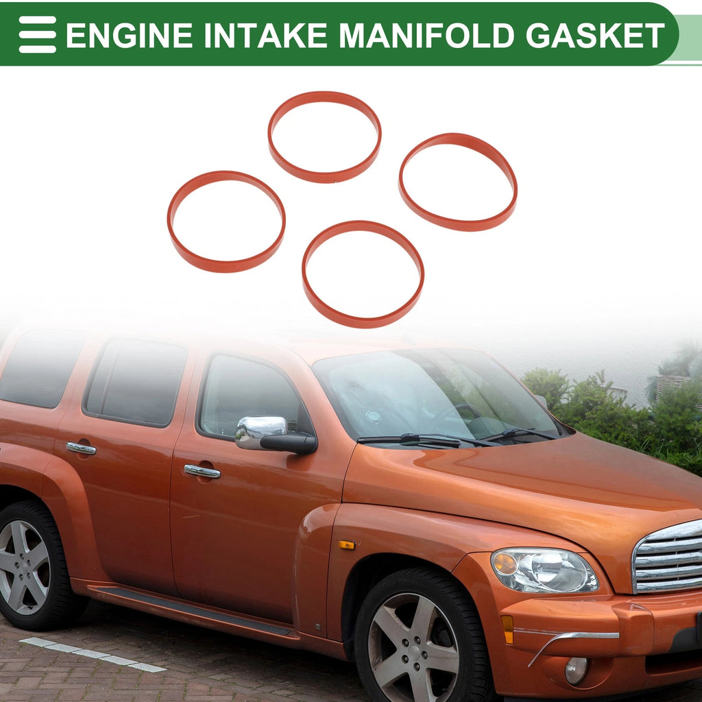 Set of 4 Engine Intake Manifold Gaskets for Chevrolet HHR (2005–2011) No. 24455112