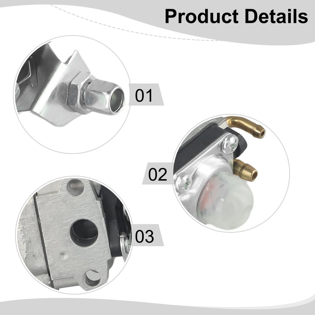 Carburetor for String Trimmer Hedge Trimmer Brushcutter Chainsaw 9mm 26cc