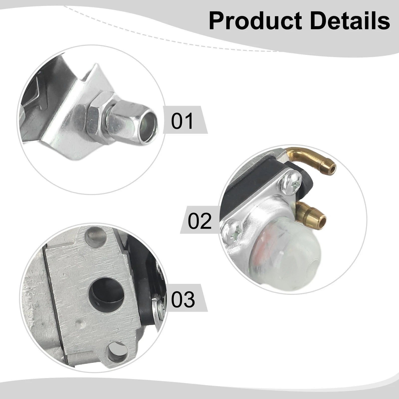 Carburetor for String Trimmer Hedge Trimmer Brushcutter Chainsaw 9mm 26cc