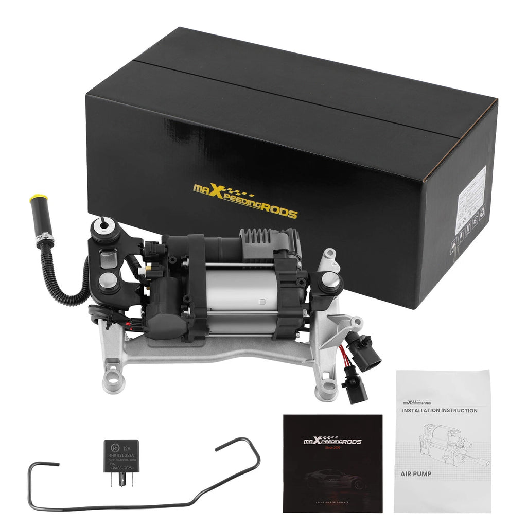 Air Suspension Compressor with Bracket for Porsche Cayenne (2011-2018)