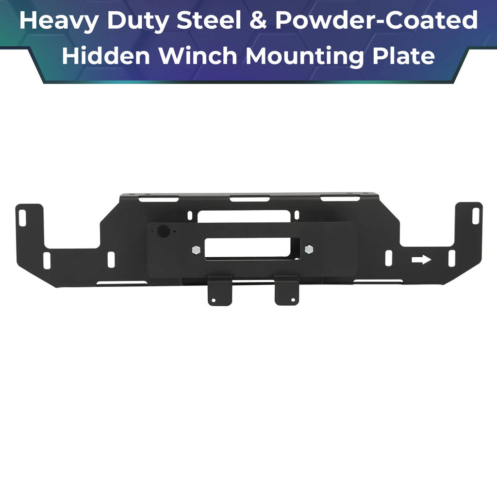 Bumper Winch Mount Plate Bracket for Ford F-150 (2015–2020) Heavy Duty Steel