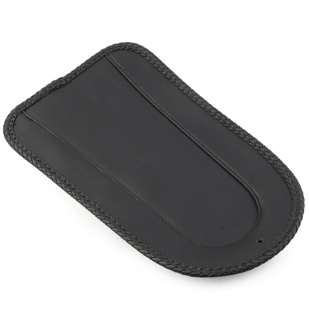BLK PU Leather Rear Fender Bib Solo Seat for Honda VTX1800R VTX1300S (2002-2009)