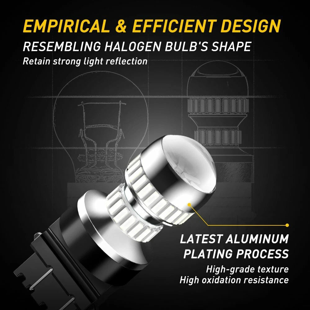 2X 3157 LED Brake Stop Tail Light Bulbs for Various Models