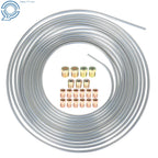 Brake Line Kit for Universal Vehicles (25Ft, 3/16 Inch, Zinc Coated)