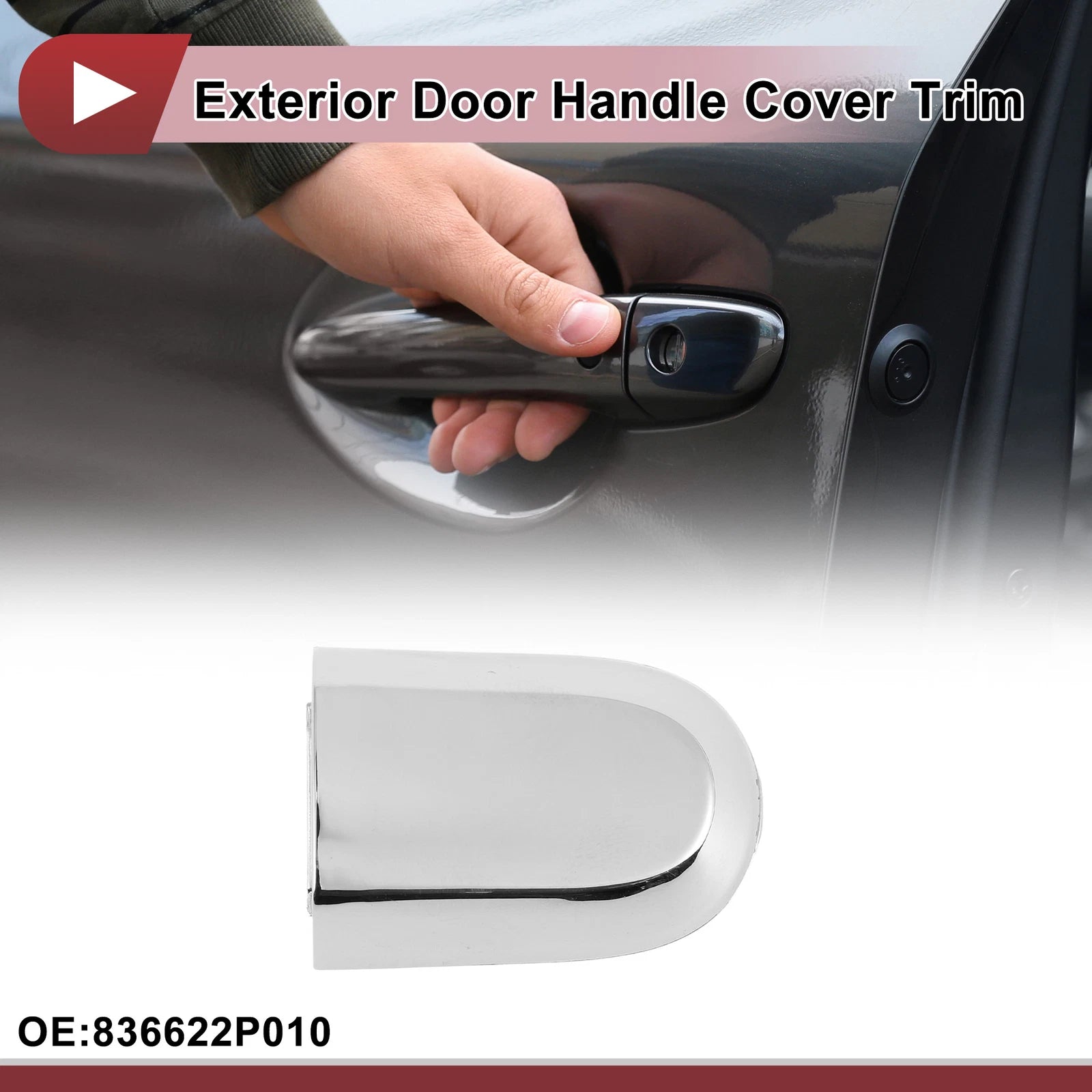 Exterior Door Handle Cover Trim No. 836622P010 for Kia Sorento (2011–2015)