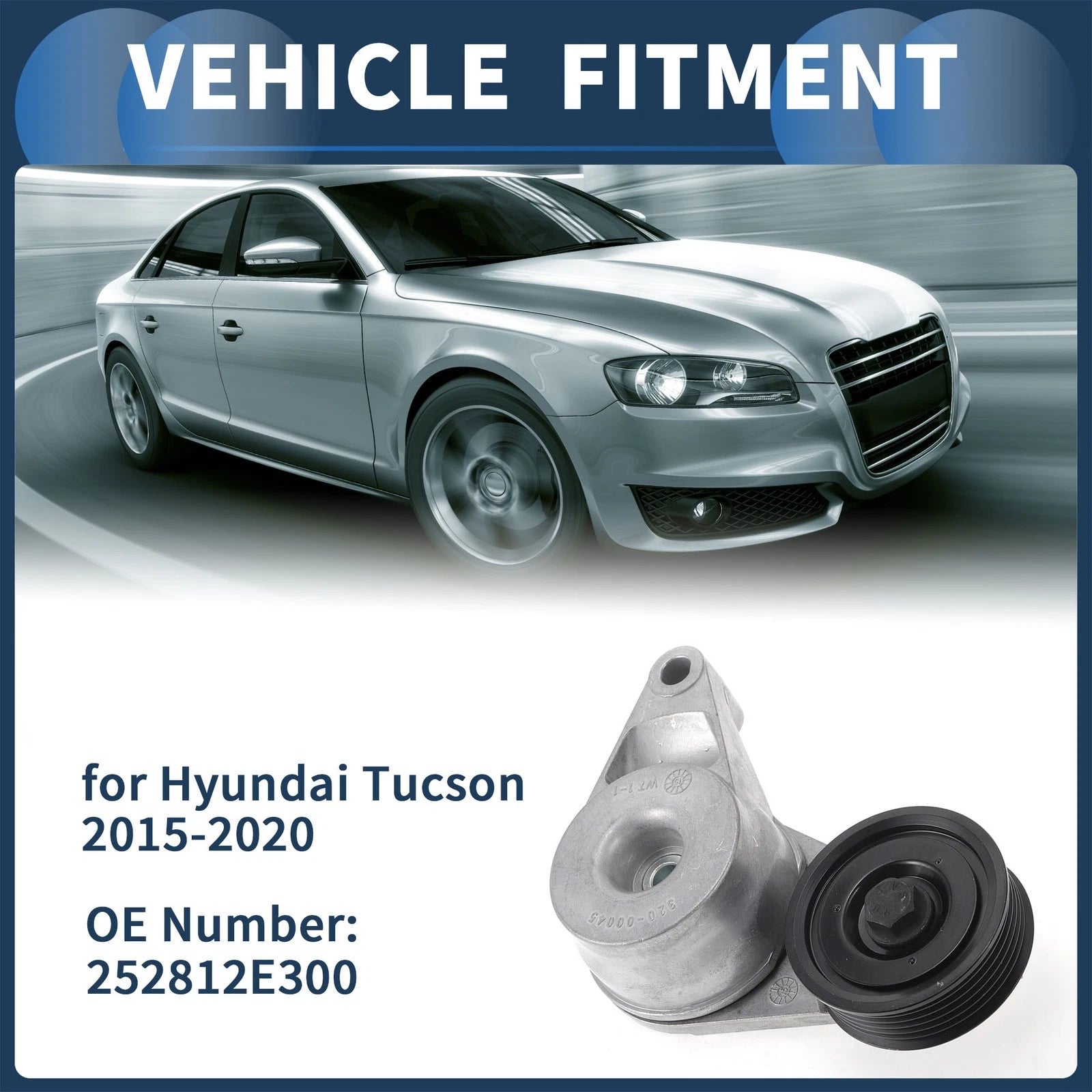 Belt Tensioner for Hyundai Elantra (2014–2016) No. 25281-2E300