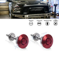 Red Anodized Alloy Bumper Quick Release Fasteners for Ram (2009–2024)